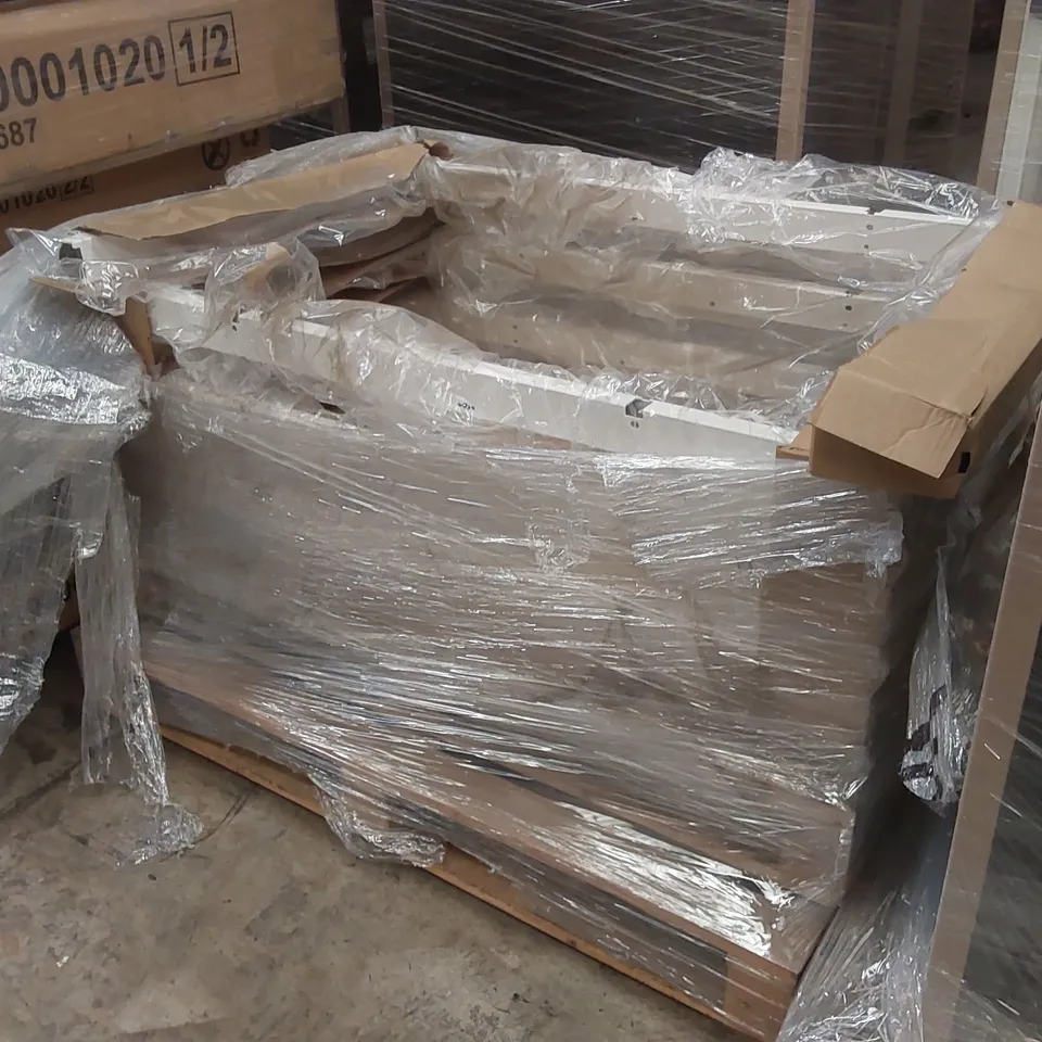 PALLET CONTAINING APPROXIMATELY 4X INDIVIDUALLY PACKAGED CB BENCH 1200 END LEGS 