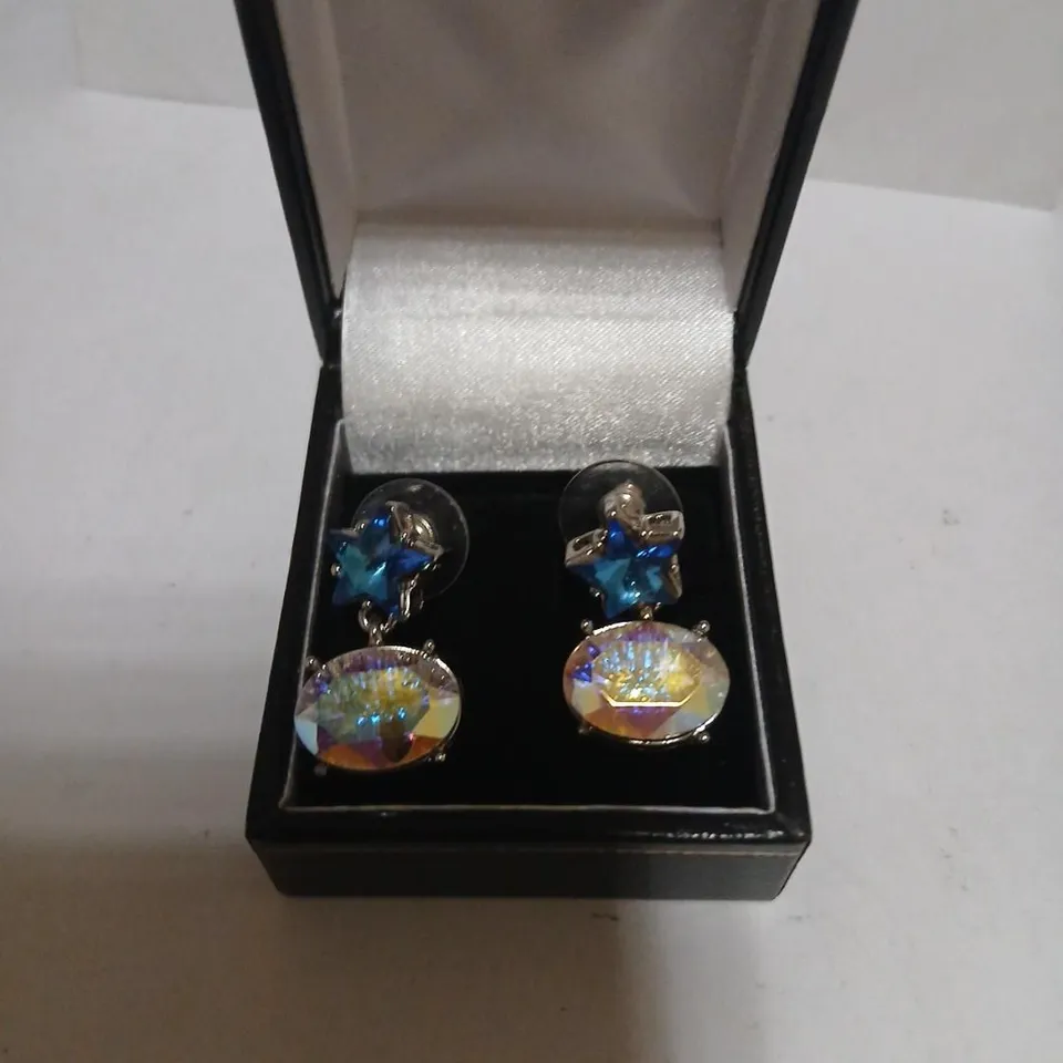 BUTLER & WILSON CELESTIAL CRYSTAL STARS EARRINGS