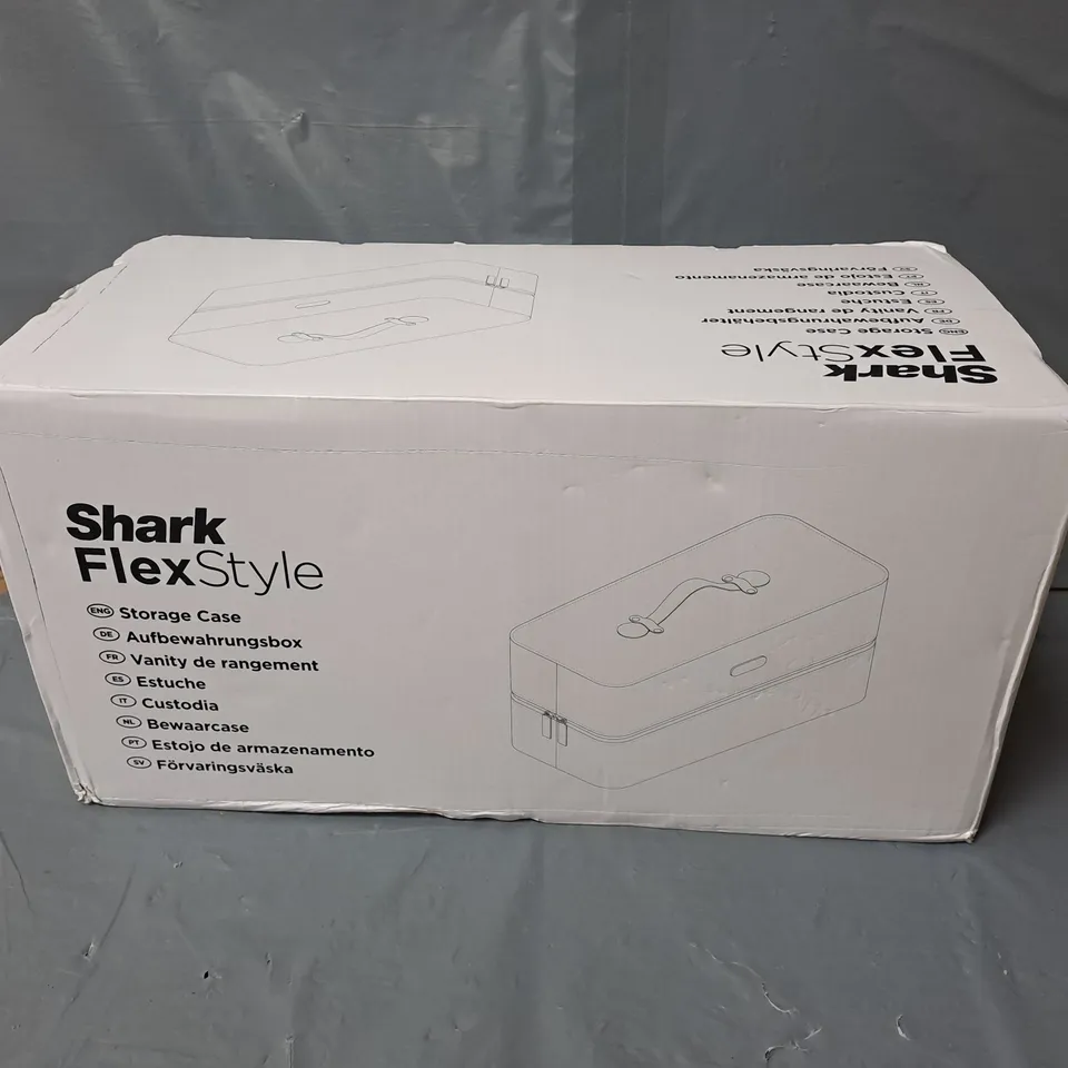 BOXED SHARK FLEX STYLE STORAGE CASE IN BLACK