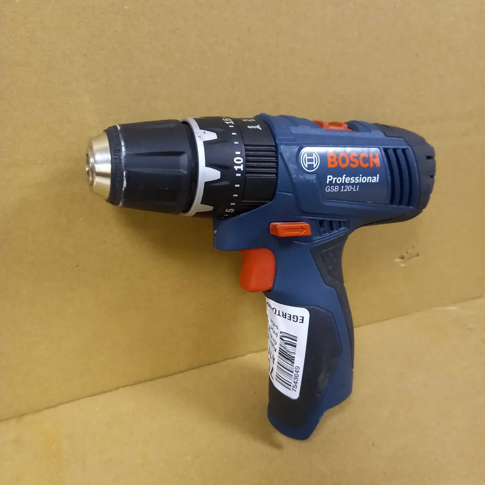 BOSCH PROFESSIONAL 12V SYSTEM CORDLESS COMBI DRILL GSB 120-LI 