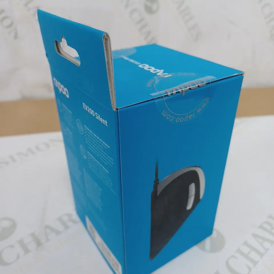 SEALED RAPOO ERGONOMIC WIRED MOUSE EV200 SILENT