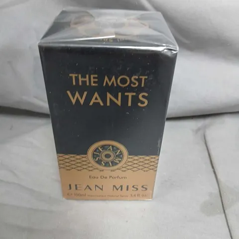 BOXED AND SEALED JEAN MISS THE MOST WANTS EAU DE PARFUM - 100ML