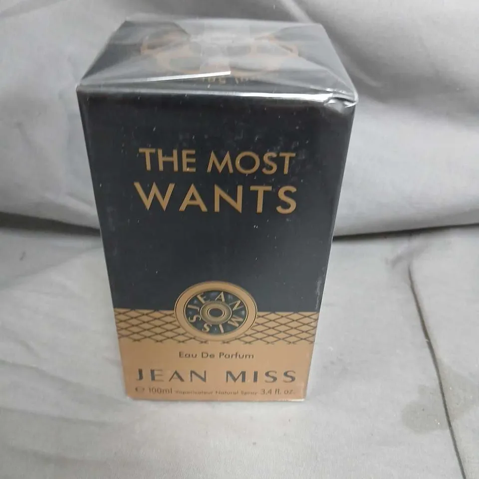 BOXED AND SEALED JEAN MISS THE MOST WANTS EAU DE PARFUM - 100ML