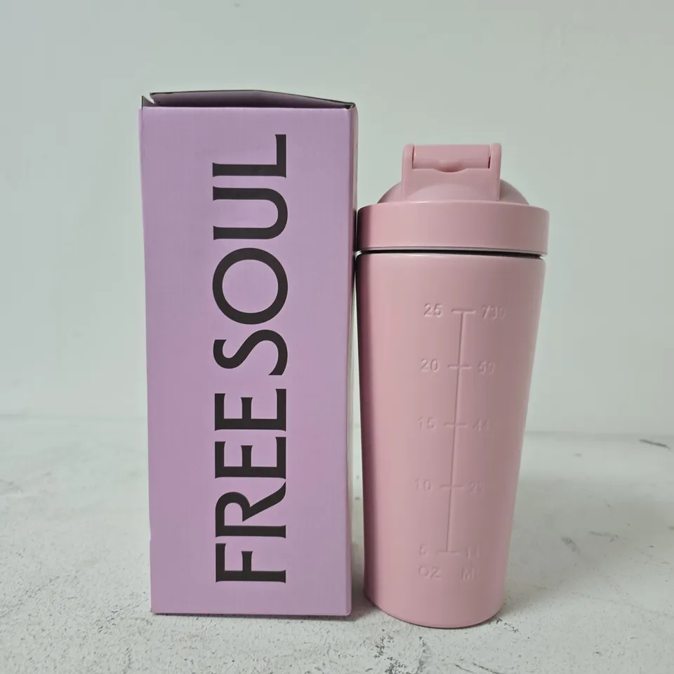 BOXED FREE SOUL STAINLESS STEEL SHAKER