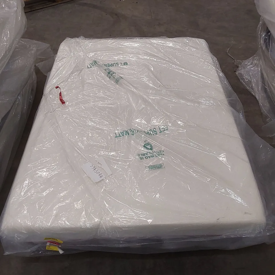 QUALITY BAGGED NURA AGUSTA 4'6" DOUBLE ULTRA ORTHOPAEDIC EXTRA FIRM MEMORY FOAM MATTRESS 25