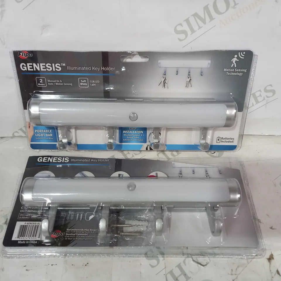 FLIPO GENESIS MOTION SENSING COB LED KEY HOLDER SET OF 2