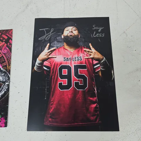 2X SIGNED PHOTOS/MEMORABILIA 