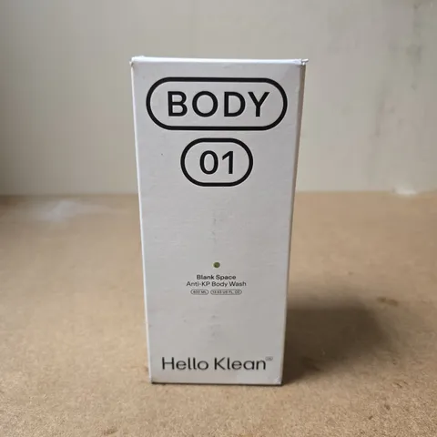 BOXED AND SEALED HELLO KLEAN BODY 01 ANTI-KP BODY WASH – 400 ML