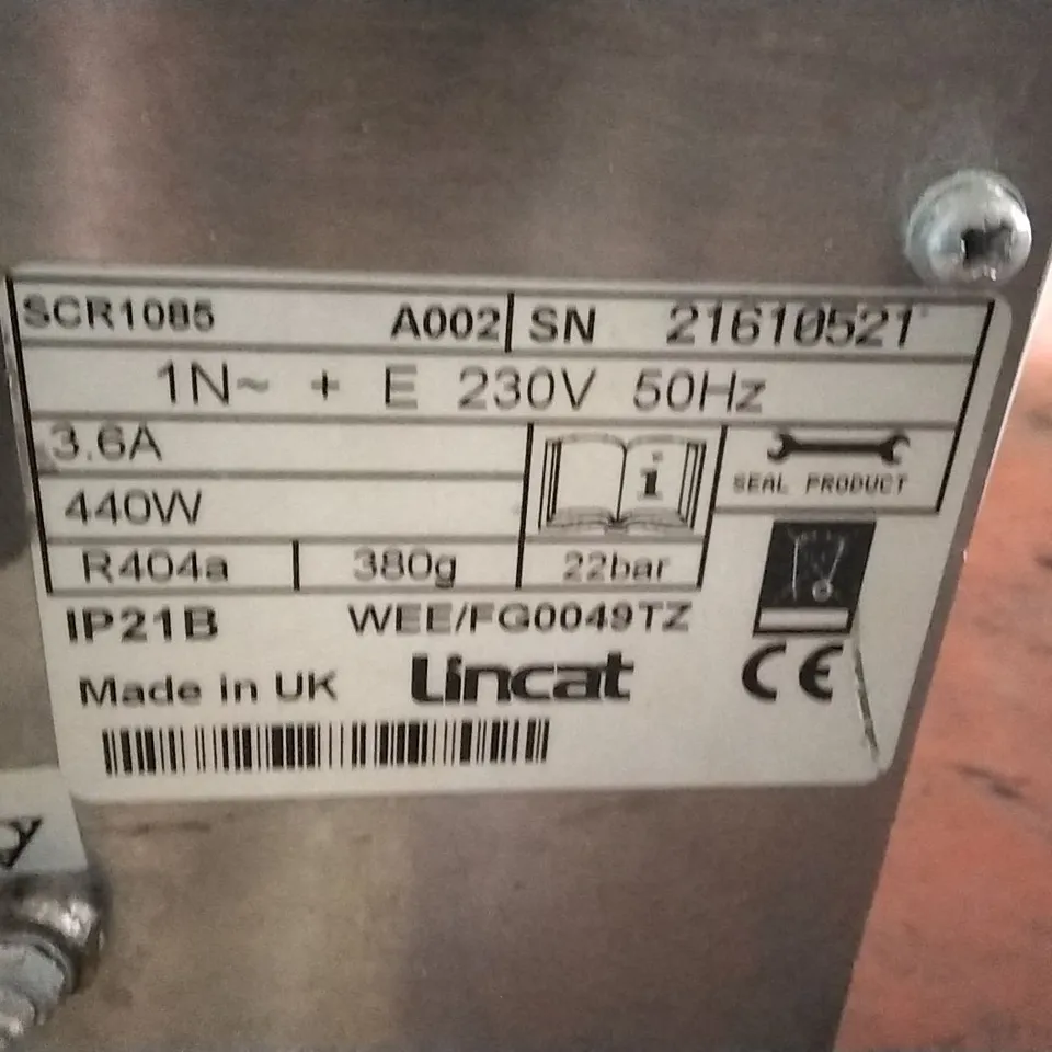 LINCAT SCR1085 HOT FOOD DISPLAY CABINET 