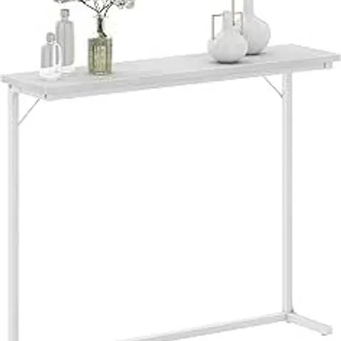 HZUANERI SLIM CONSOLE TABLE, 24 X 100 X 80 CM, WHITE 