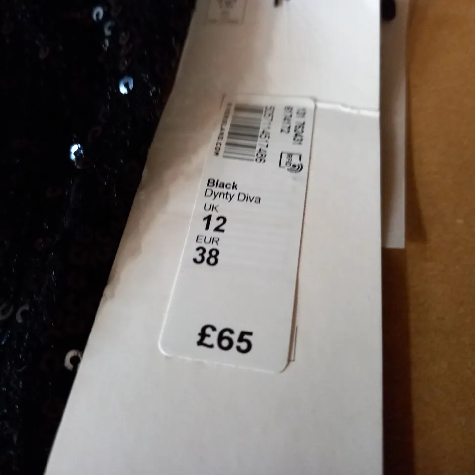 RIVER ISLAND DYNTY DIVA BACK SEQUIN TOP - UK 12