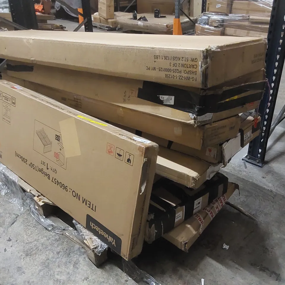 PALLET CONTAINING ASSORTED FURNITURE PARTS ECT