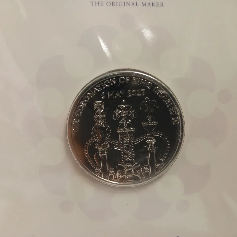 THE ROYAL MINT THE CORONATION OF HIS MAJESTY KING CHARLES III 2023 £5 COIN
