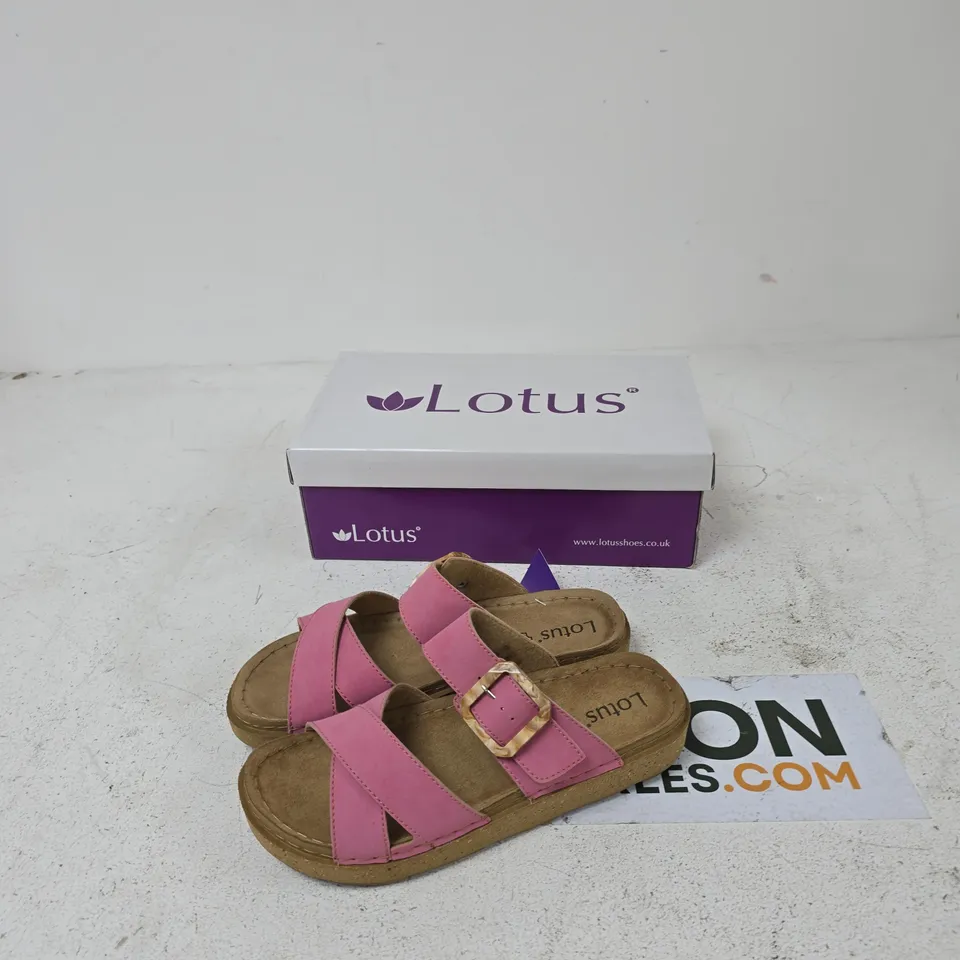 LOTUS PINK SANDALS, WOMEN'S – BUCKLE STRAPS, WITH BOX UK 7