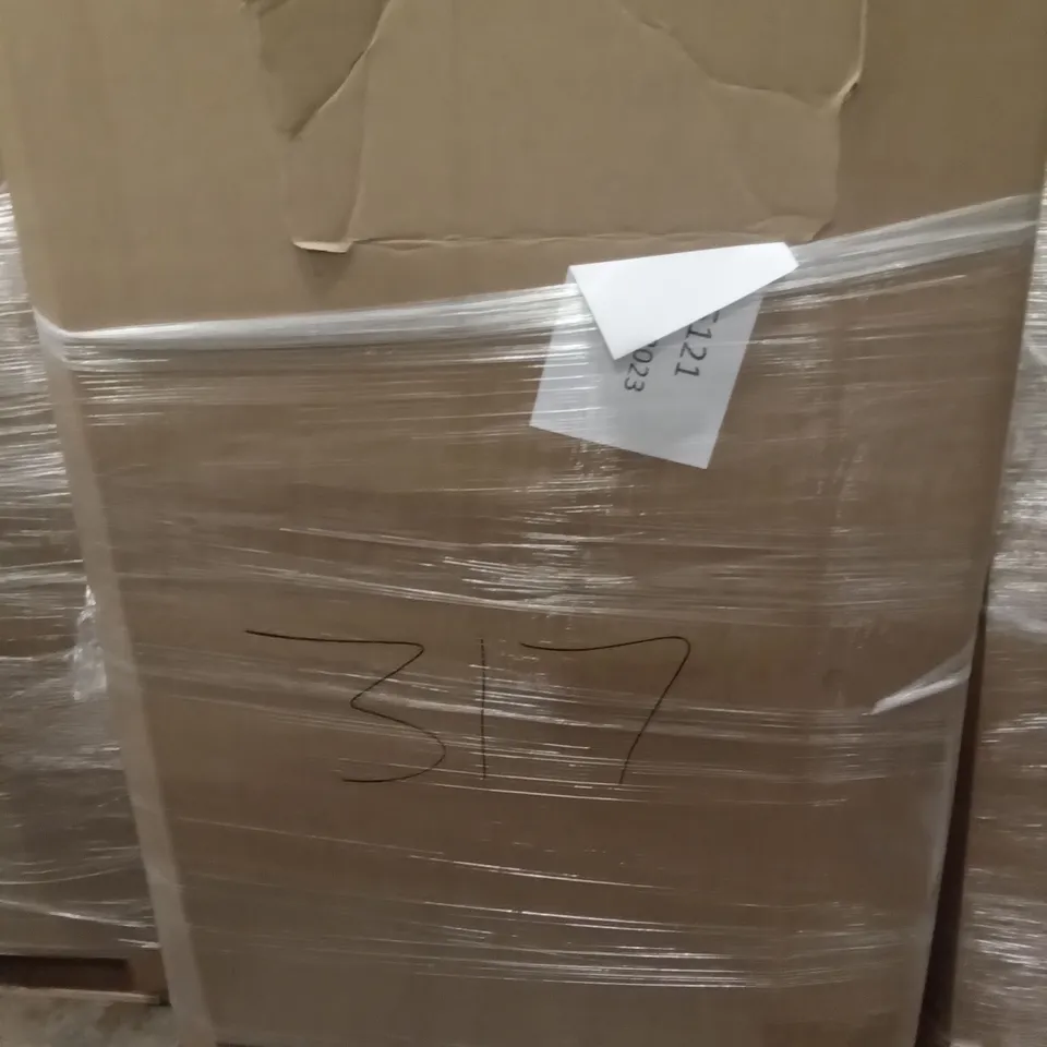 PALLET OF ASSORTED ITEMS INCLUDING SPACE HEATER, ACCSTORE NON-WOVEN FABRIC WARDROBE, RECTANGLE DOLLY, LED LIGHT PAD, PEDAL EXERCISER, GETFIT PREMIUM AIR BED 