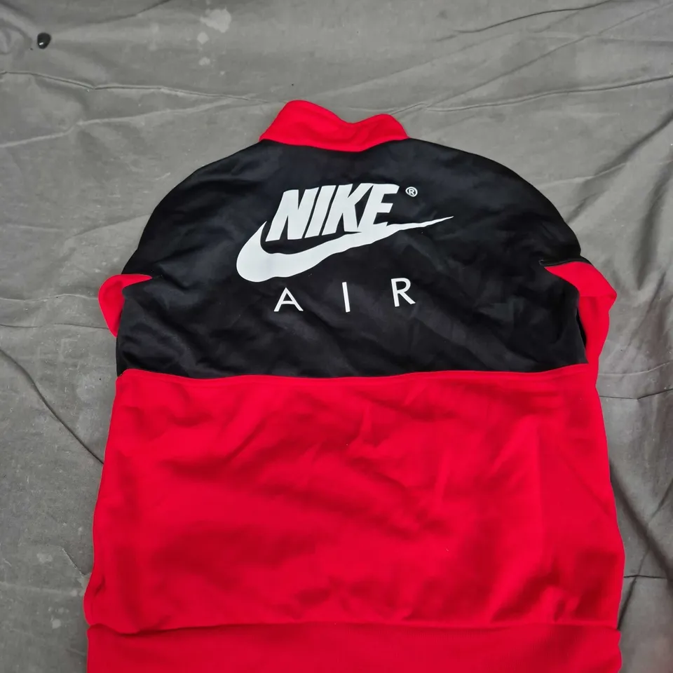 Nike Air Jacket – Red/Black, Youth Size L (147-158 cm), Made in Vietnam