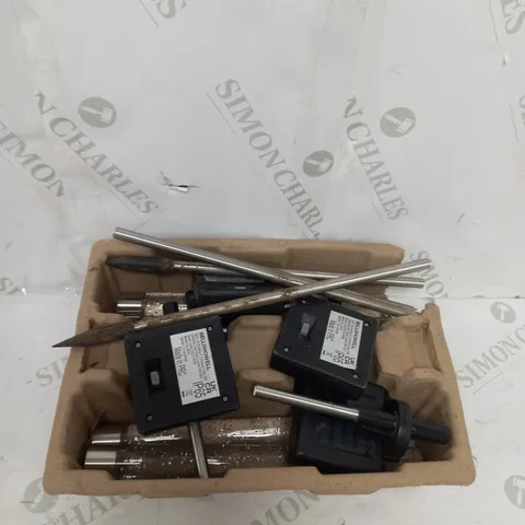 BOXED BELL & HOWELL GLIMMER STICKS SET OF 3 SOLAR PATHWAY LIGHTS