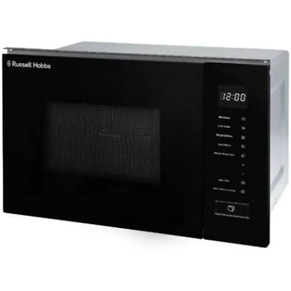 BOXED RUSSELL HOBBS RHBM2002B BUILT-IN DIGITAL MICROWAVE & GRILL 20L IN BLACK