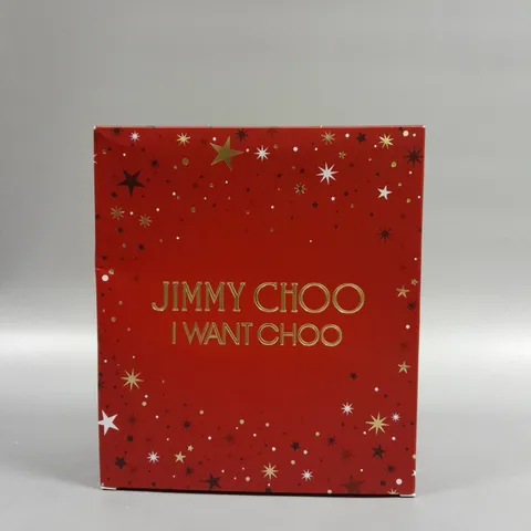BOXED JIMMY CHOO I WANT CHOO 60ML EAU DE PARFUM GIFT SET