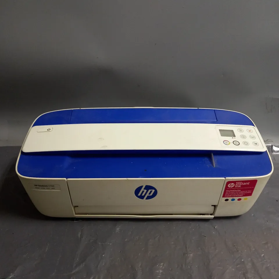 HP DESKJET 3700 ALL-INONE PRINTER SDGOB-1621 IN WHITE/BLUE