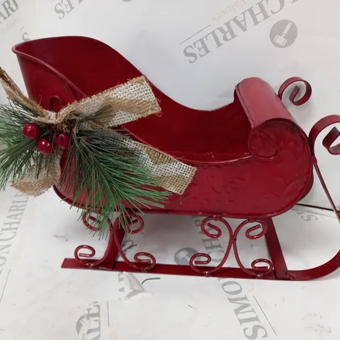 SET OF 2 METAL SLEIGHS