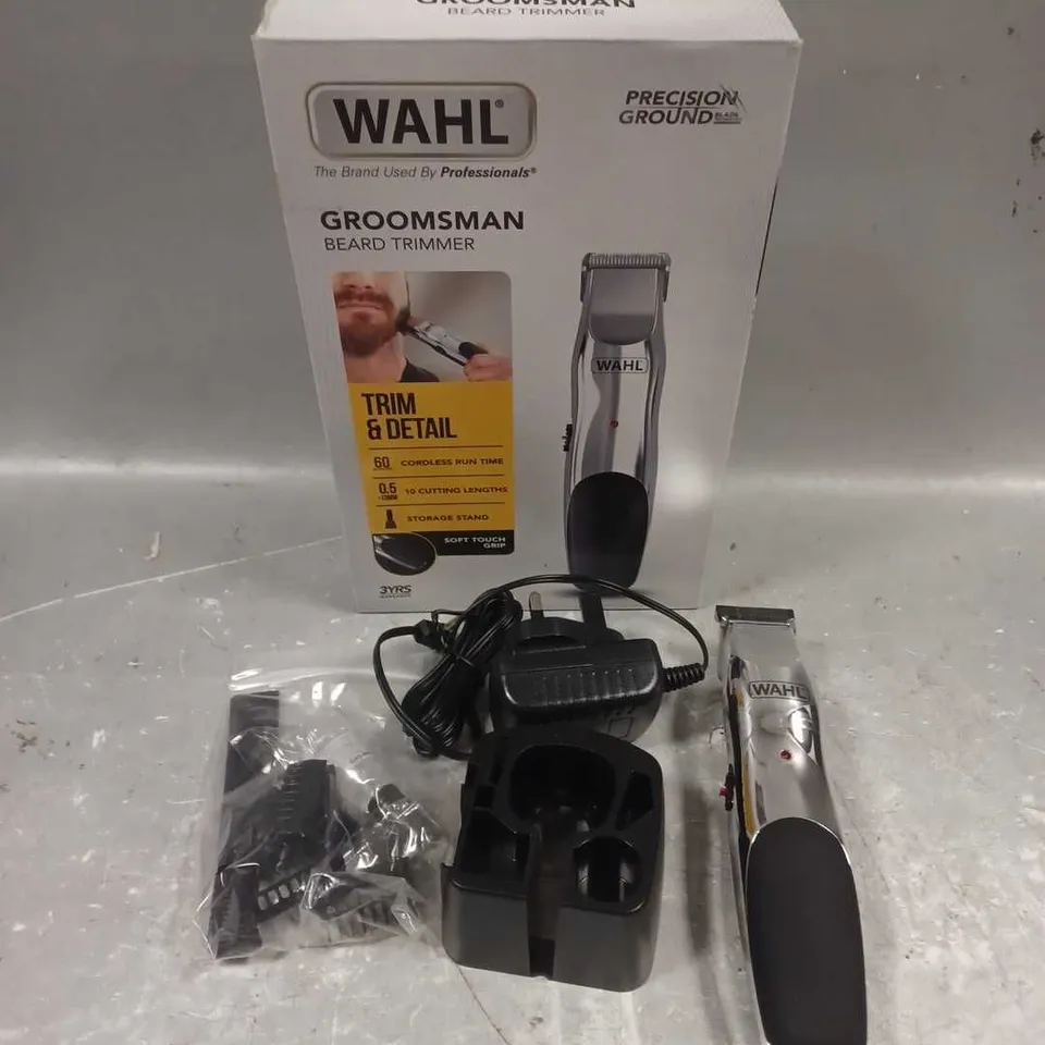 BOXED WAHL GROOMSMAN BEARD TRIMMER