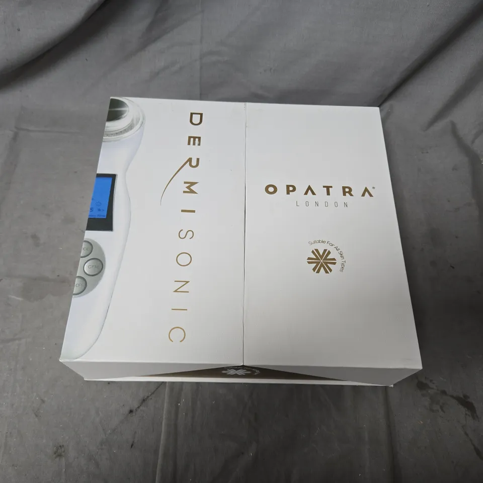 OPATRA LONDON DERMA SONIC FACIAL CLEANSING DEVICE – BOXED
