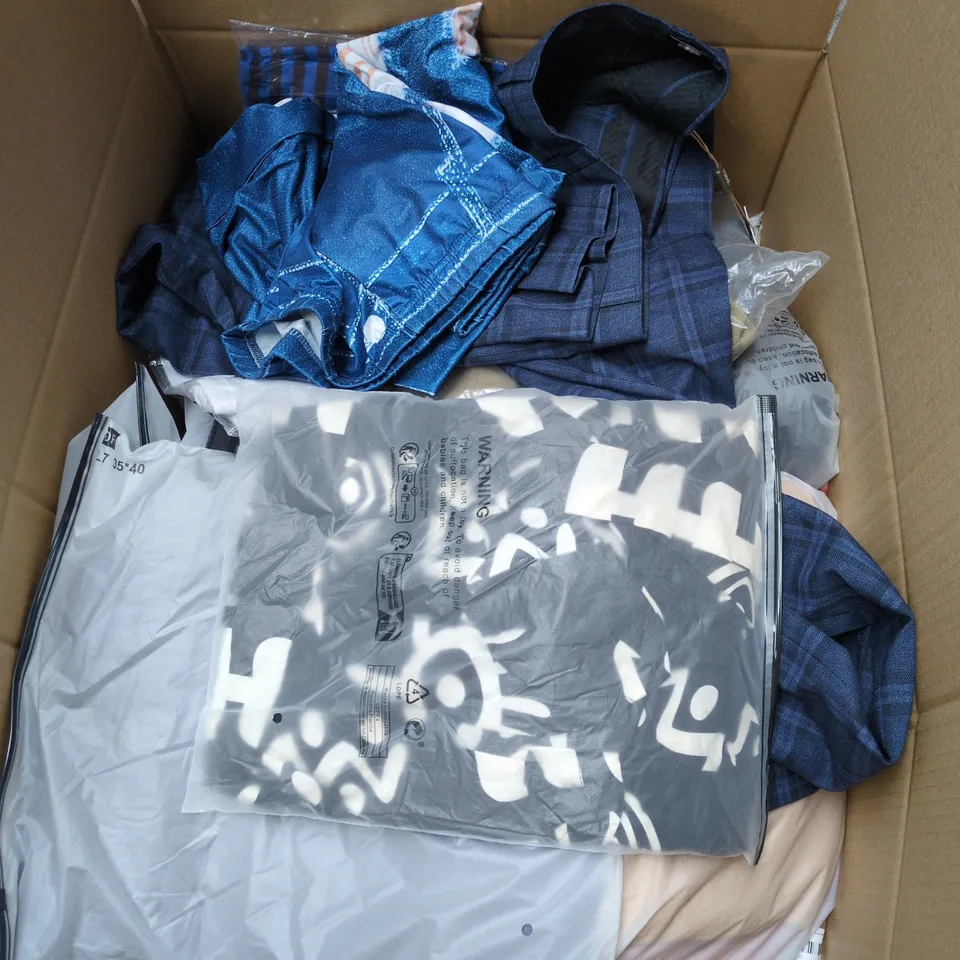 APPROXIMATELY 20 ASSORTED CLOTHING AND FASHION PRODUCTS IN VARIOUS STYLES AND SIZES - COLLECTION ONLY