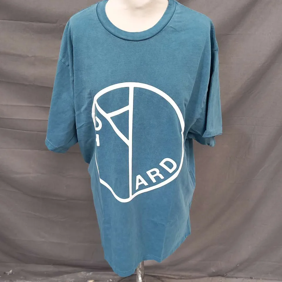 CLASSIC YARD ACT LOGO T SHIRT NAVY/LARGE SIZE L