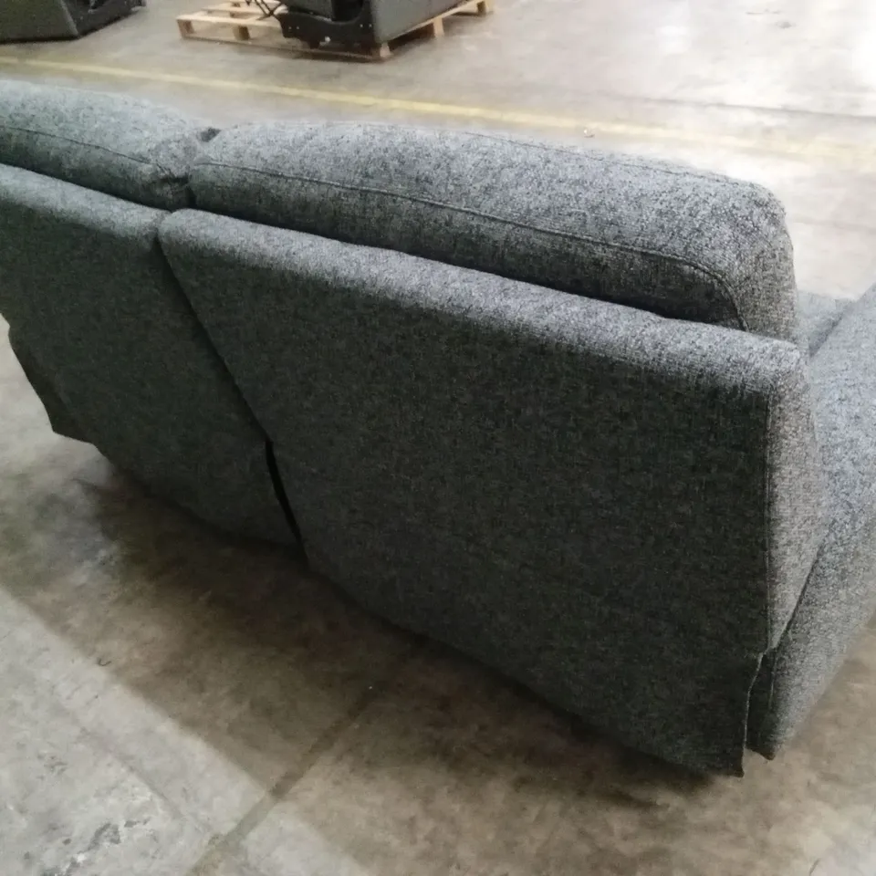 QUALITY DESIGNER ITALIAN MADE ANZOLA 3 SEATER POWER RECLINER FABRIC SOFA