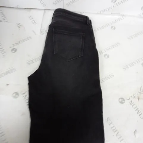 WOMENS DARK GREY DENIM JEANS SIZE 12S