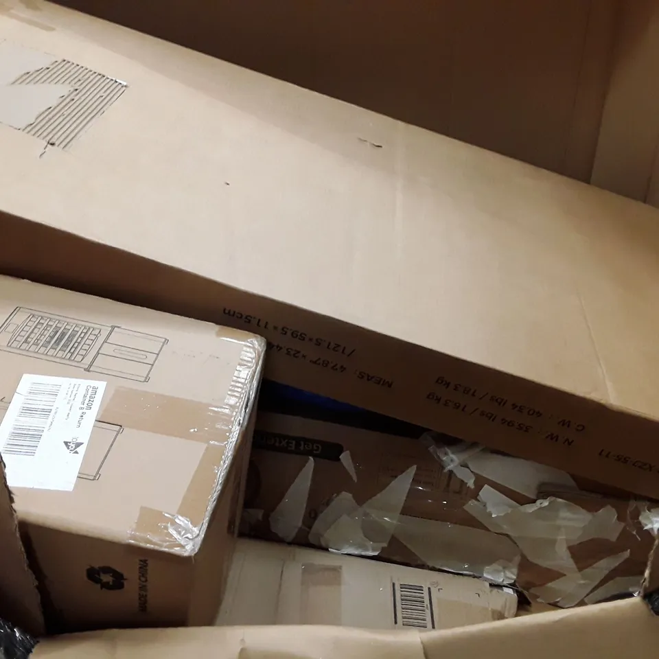 PALLET CONTAINING ASSORTED HOUSEHOLD PRODUCTS INCLUDING FOLDABLE PLAY MAT, AIR COOLERS, BABY PLAYPEN & CORNER DESK