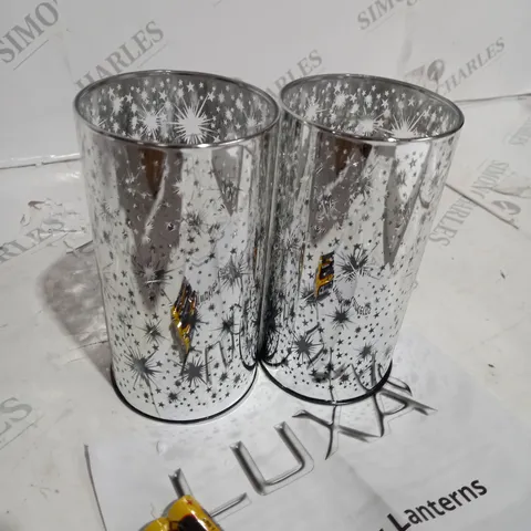 LUXA SET OF 2 PROJECTION TWINKLER LAMPS - STAR DESIGN
