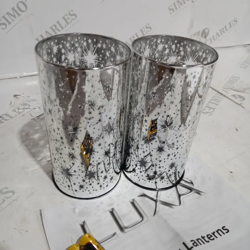 LUXA SET OF 2 PROJECTION TWINKLER LAMPS - STAR DESIGN