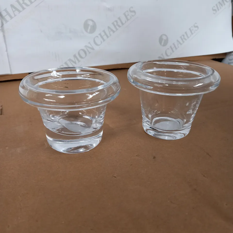AMARA GLASS T-LIGHT HOLDERS 
