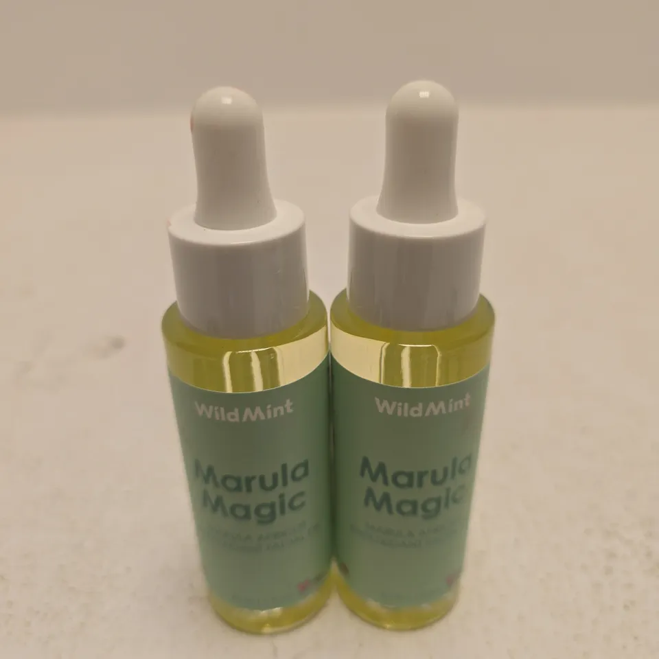 WILDMINT MARULA MAGIC – HEALTH & BEAUTY OIL, 2 X DROPPER BOTTLES