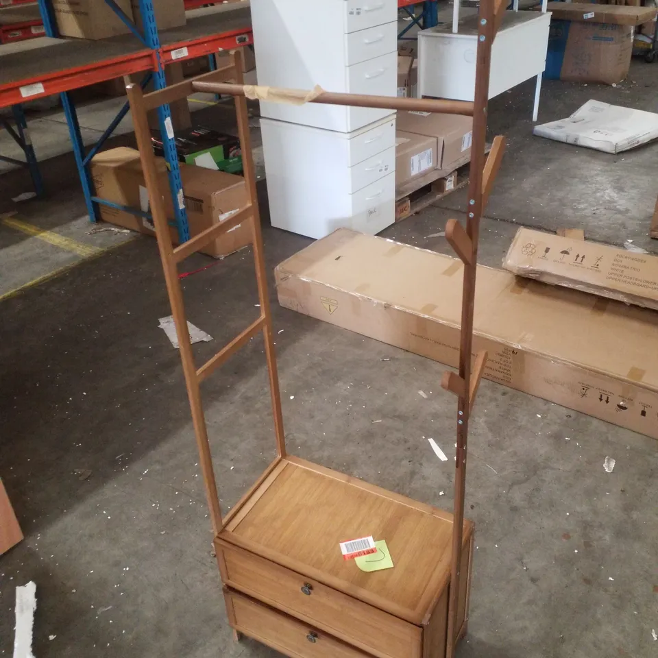 52CM CLOTHING RACK WITH 2 SHOE DRAWS