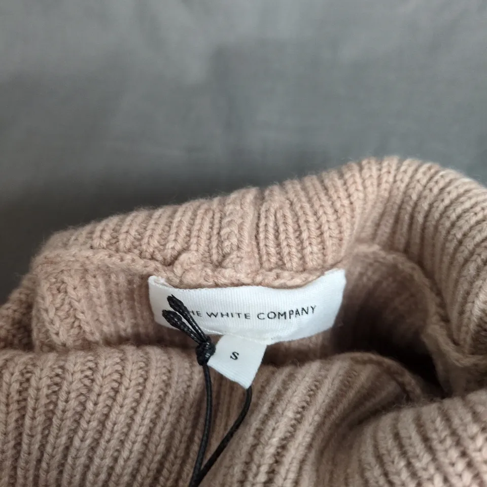 THE WHITE COMPANY BEIGE KNIT SWEATER – WOMEN'S SIZE S