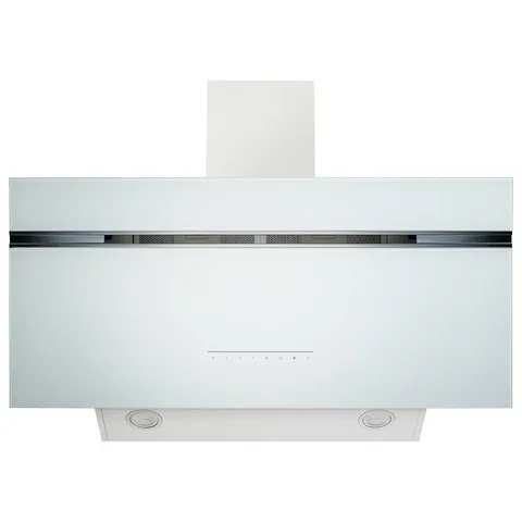 BOXED ELECTRIQ 90CM SUPER SILENT ANGLED COOKER HOOD - WHITE