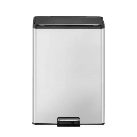 BOXED 40L STEEL STEP ON MULTI-COMPARTMENT ESSENTIAL RECYCLER