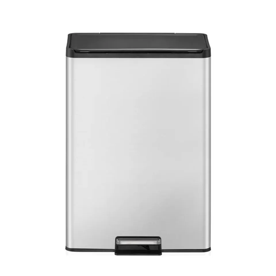 BOXED 40L STEEL STEP ON MULTI-COMPARTMENT ESSENTIAL RECYCLER