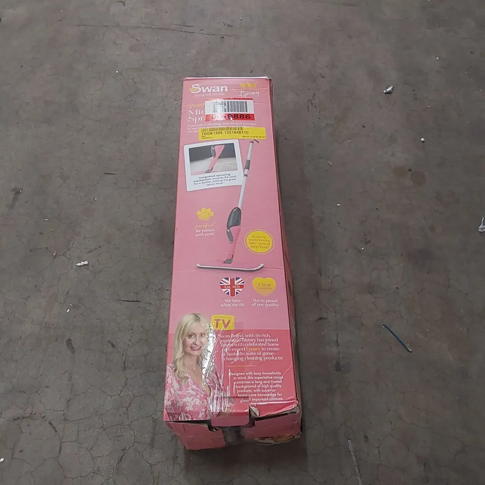 BOXED SWAN 2-IN-1 MICROFIBRE SPRAY MOP
