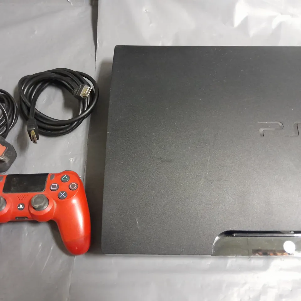 UNBOXED SONY PLAYSTATION 3 CONSOLE WITH CONTROLLER AND LEADS