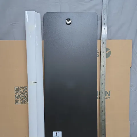 CAGE OF APPROXIMATELY 5 ASSORTED HOUSEHOLD ITEMS TO INCLUDE METAL RULER, ETC - COLLECTION ONLY