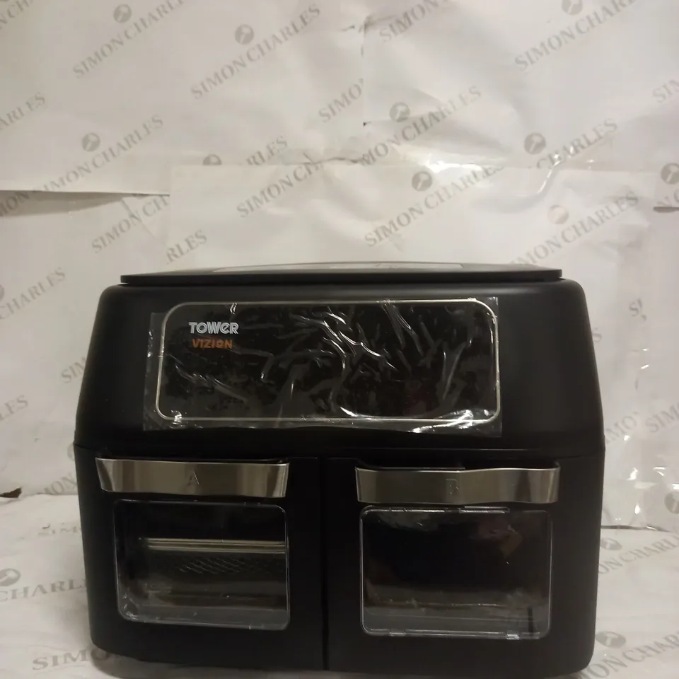 TOWER T17102, VORTX VIZION DUAL COMPARTMENT 11L AIR FRYER OVEN