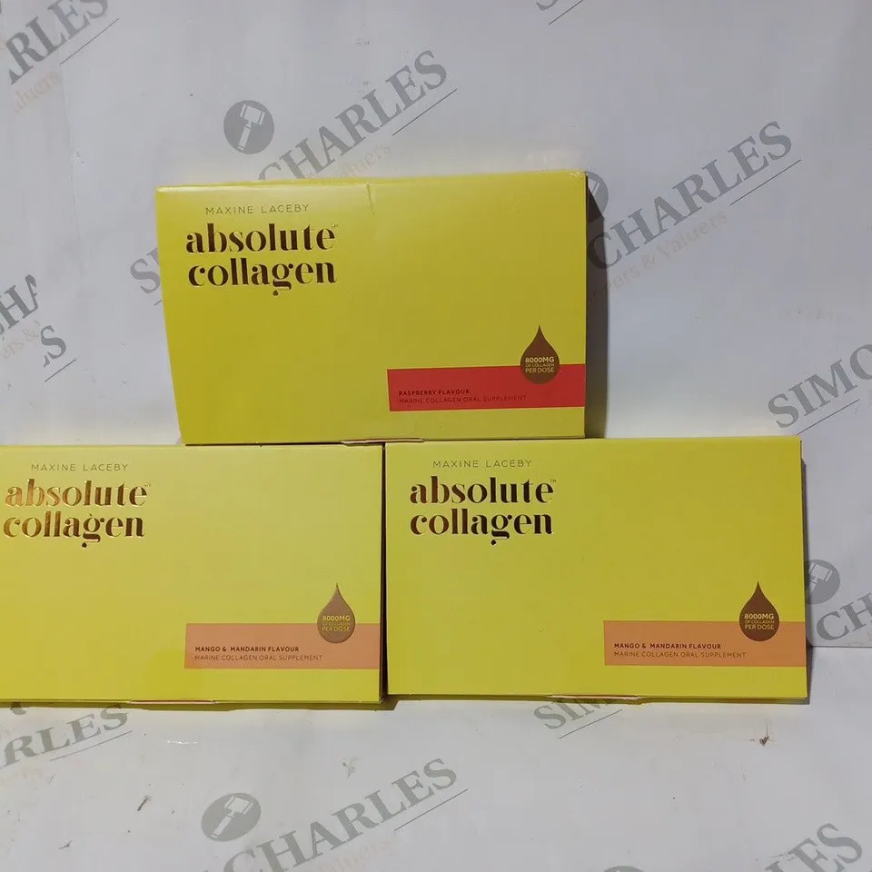 3 X MAXINE LACEBY ABSOLUTE COLLAGEN