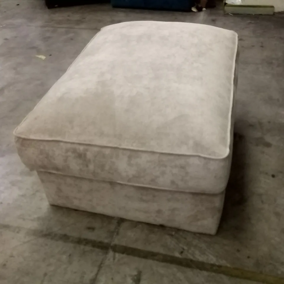 QUALITY DESIGNER BEIGE FOOTSTOOL