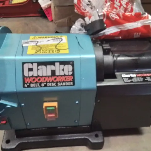 CLARKE WOODWORKING 4" BELT & 6" DISC SANDER