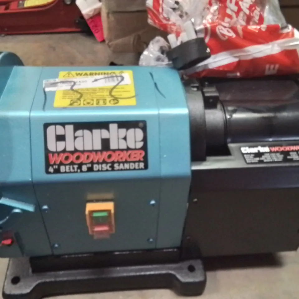 CLARKE WOODWORKING 4" BELT & 6" DISC SANDER