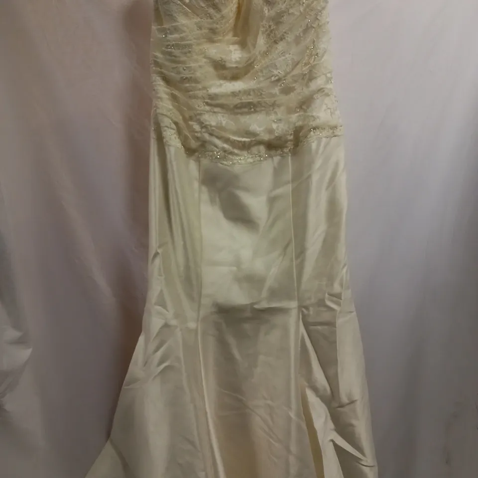 BERKETEX BRIDE LYDIA JA140161 WEDDING DRESS, IVORY - SIZE 14